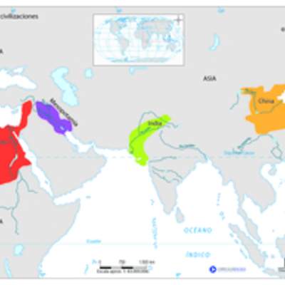 Mapa primeras civilizaciones