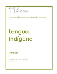 Ficha Pedagógica para la priorización curricular: Lengua Indígena 6° básico