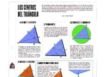Los centros del triángulo