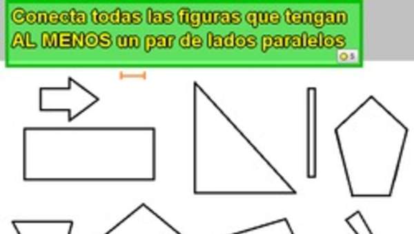Identificar figuras con lados paralelos