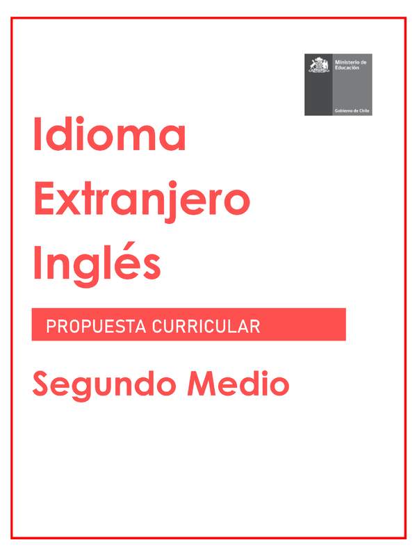Programa de Inglés (Propuesta) 2° medio