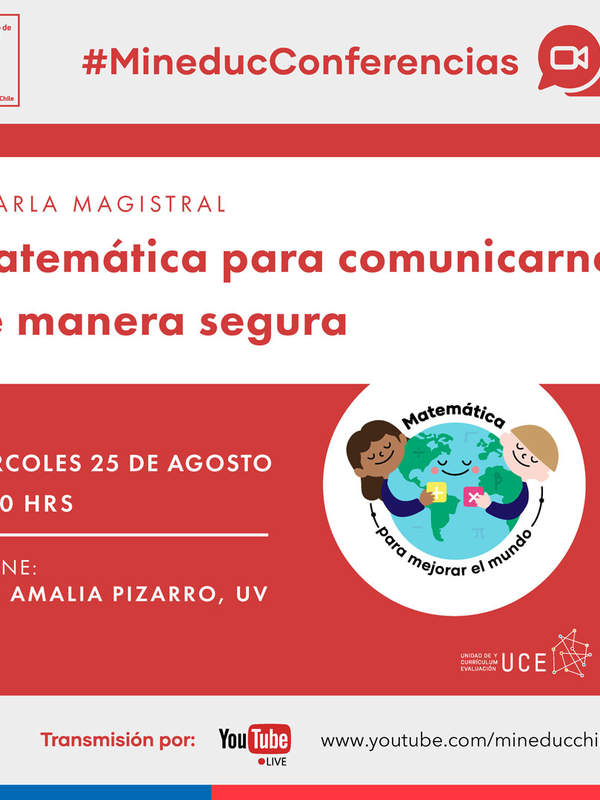 Conferencia: Matemática para comunicarnos de manera segura