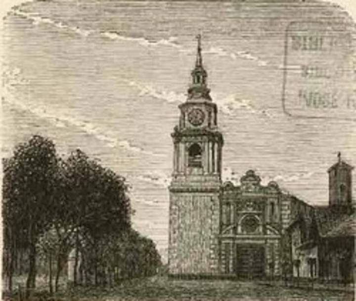 Iglesia de San Francisco en 1872