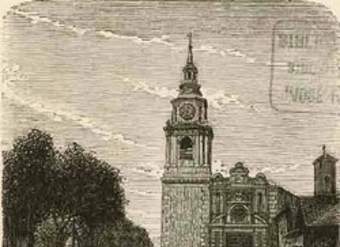 Iglesia de San Francisco en 1872