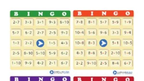 Bingo usando adiciones (III)