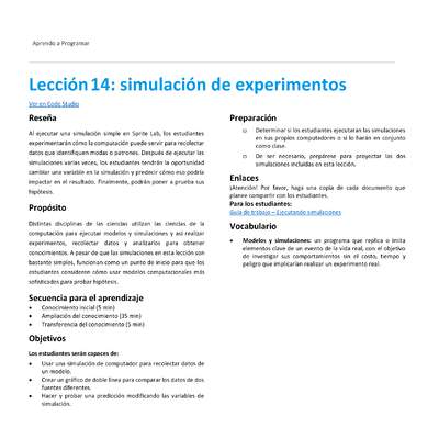 Lección14: simulación de experimentos