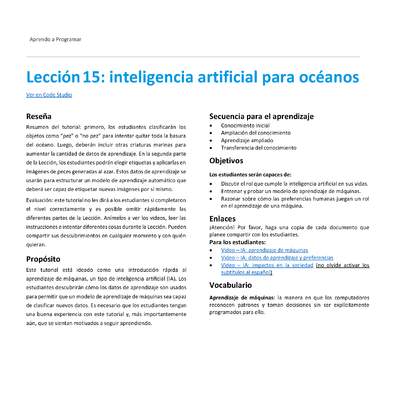 Lección15: inteligencia artificial para océanos