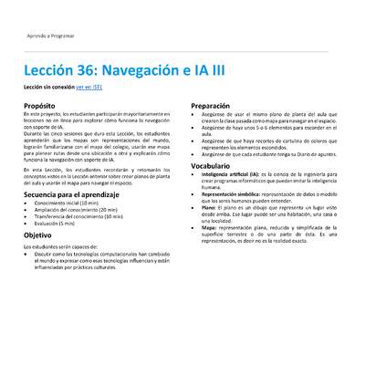 Unidad 4 - Lección 36: Navegación e IA III