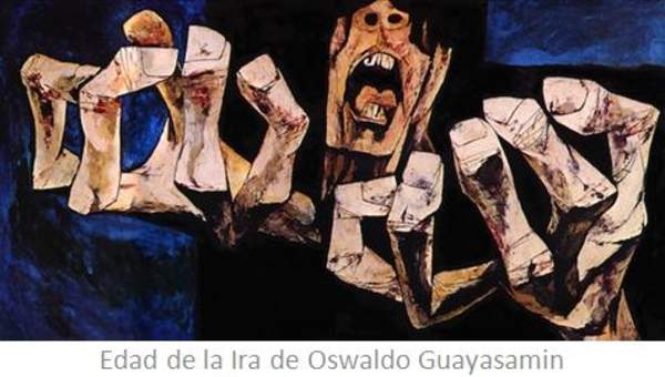 Las manos de la protesta de Oswaldo Guayasamin