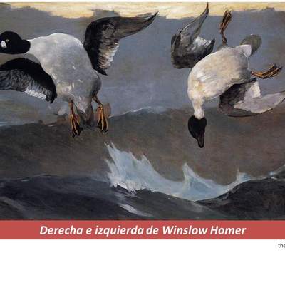 Derecha e izquierda de Winslow Homer