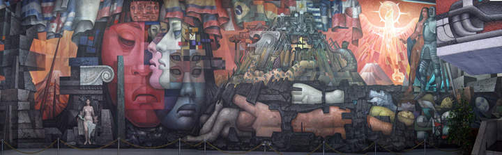 Mural Presencia de América Latina, Concepción