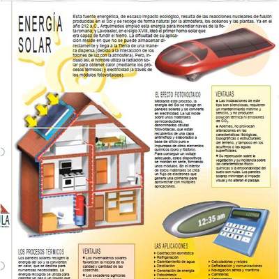 Infografía energía Solar