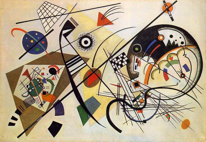 Línea tranversal de Wassily Kandinsky