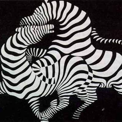 Zebra de Victor Vasarely