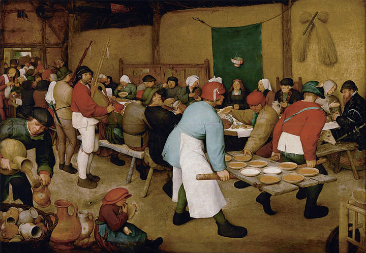 Matrimonio campesino de Pieter Brueghel