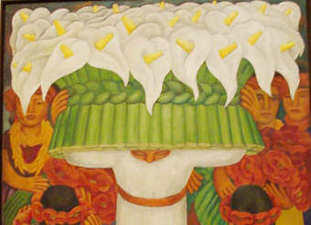 Vendedora de flores de Diego Rivera