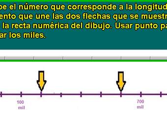 Longitud de un segmento en la recta numérica
