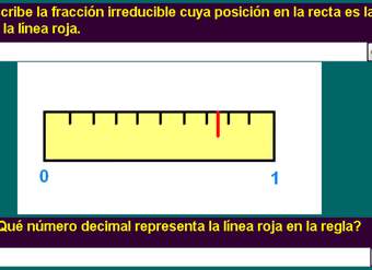 Fracciones y decimales en la recta numérica (VI)