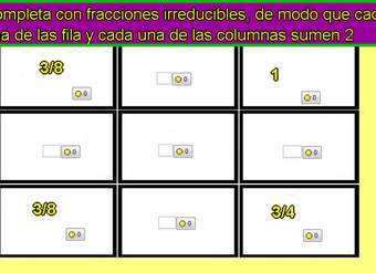 Sudoku de fracciones (III)