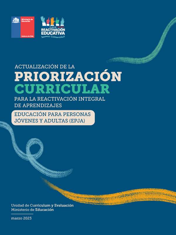 Priorización Curricular Educación para personas jóvenes y adultas (EPJA)