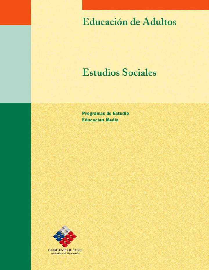 Educación Jóvenes y Adultos - HC - Niveles 1 y 2 - Estudios sociales