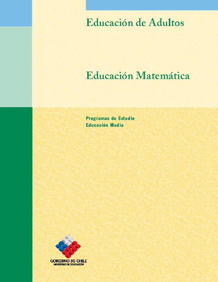 Educación Jóvenes y Adultos - TP - Niveles 1, 2 y 3 - Educación Matemáticas