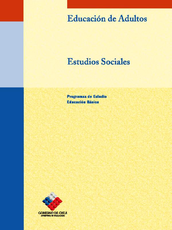 Educación Jóvenes y Adultos - Educación Básica - Niveles 1, 2 y 3 - Estudios Sociales