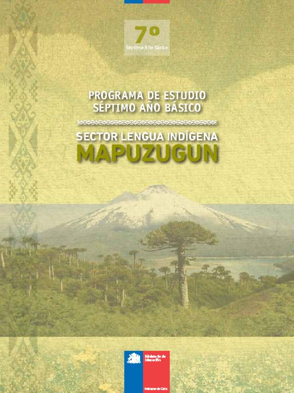 Programa Lengua Indígena 7° Básico - Lengua Indígena Mapuzugun