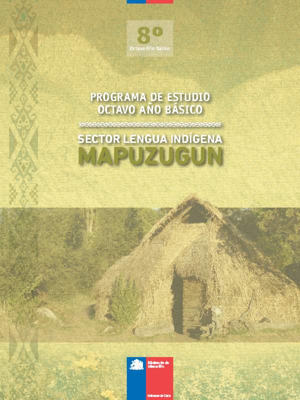 Programa Lengua Indígena 8° Básico - Lengua Indígena Mapuzugun (decreto en trámite)