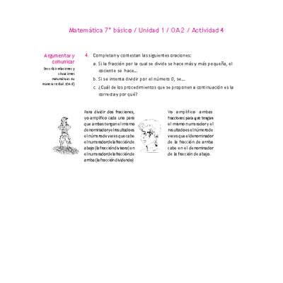 Matemática 7° básico -Unidad 1-OA 2-Actividad 4