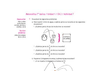 Matemática 7° básico -Unidad 1-OA 2-Actividad 7