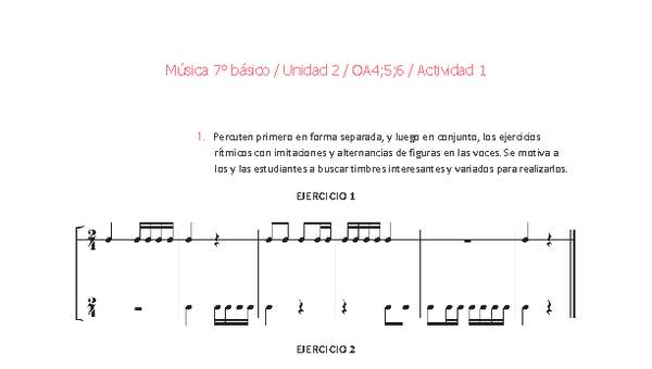 Música 7° básico-Unidad 2-OA4;5;6-Actividad 1