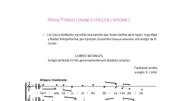 Música 7° básico-Unidad 4-OA3;4;6-Actividad 1