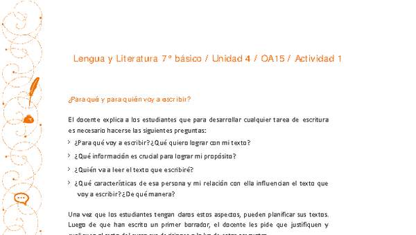 Lengua y Literatura 7° básico-Unidad 4-OA15-Actividad 1