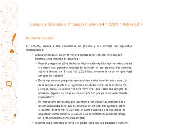 Lengua y Literatura 7° básico-Unidad 4-OA21-Actividad 1