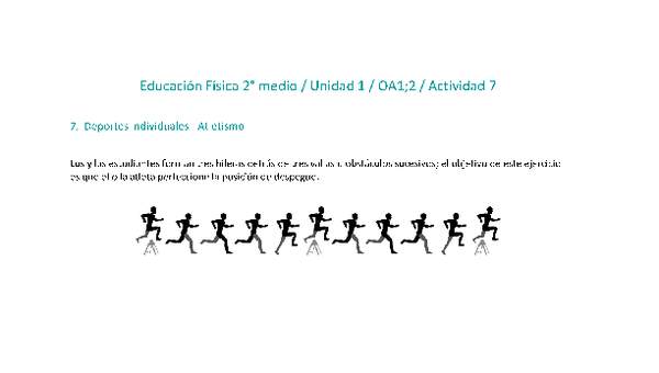 Educación Física 2 medio-Unidad 1-OA1;2-Actividad 7