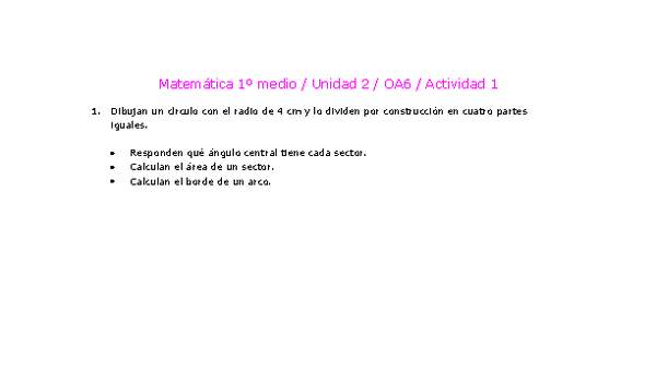 Matemática 1 medio-Unidad 2-OA6-Actividad 1