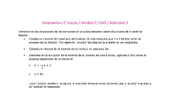 Matemática 2 medio-Unidad 2-OA5-Actividad 3