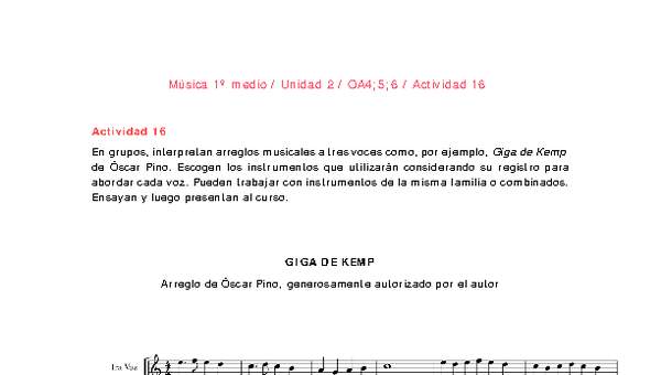 Artes Musicales 1 medio-Unidad 2-OA4;5;6-Actividad 16