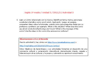 Inglés 1 medio-Unidad 3-OA11;5-Actividad 3
