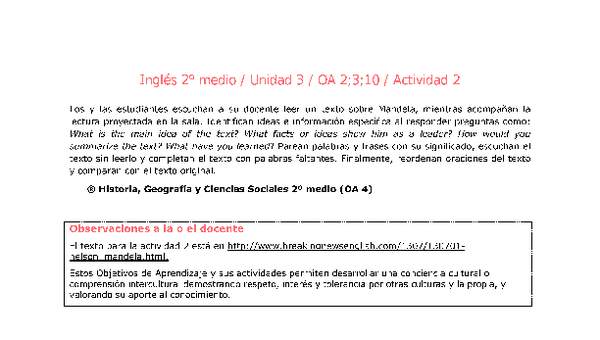 Inglés 2 medio-Unidad 3-OA2;3;10-Actividad 2