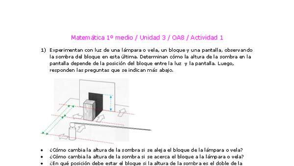 Matemática 1 medio-Unidad 3-OA8-Actividad 1