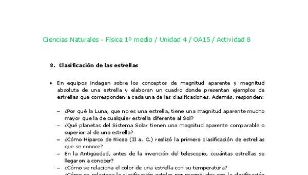 Ciencias Naturales 1 medio-Unidad 4-OA15-Actividad 8