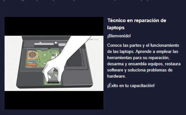 Curso: Técnico en reparación de laptops