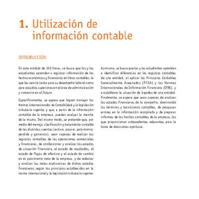 Módulo 01 - Utilización de información contable