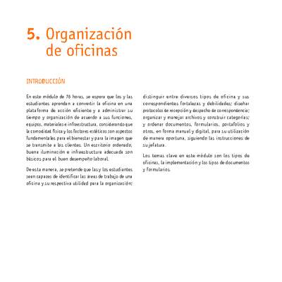 Módulo 05 - Organización de oficinas
