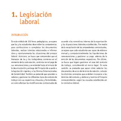 Módulo 01 - Legislación laboral