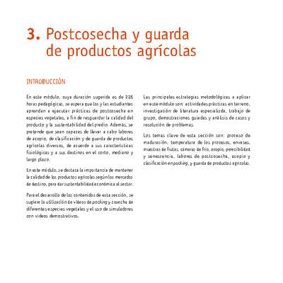 Módulo 03 - Postcosecha y guarda de productos agrícolas