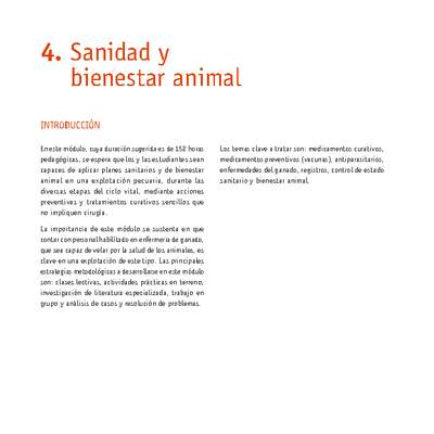 Módulo 04 - Sanidad y bienestar animal