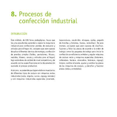 Módulo 08 - Procesos de confección industrial